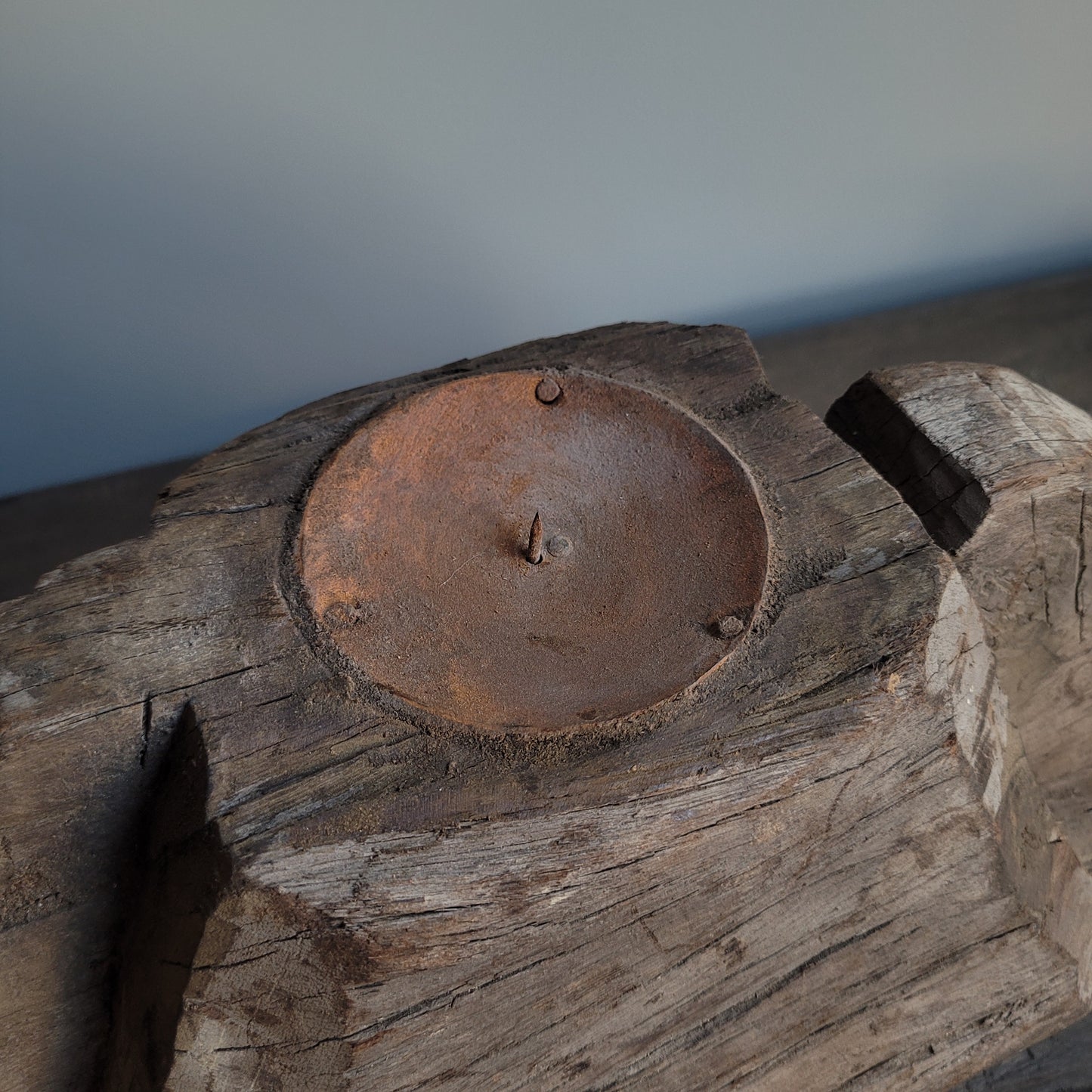 Uniek oud houten ornament