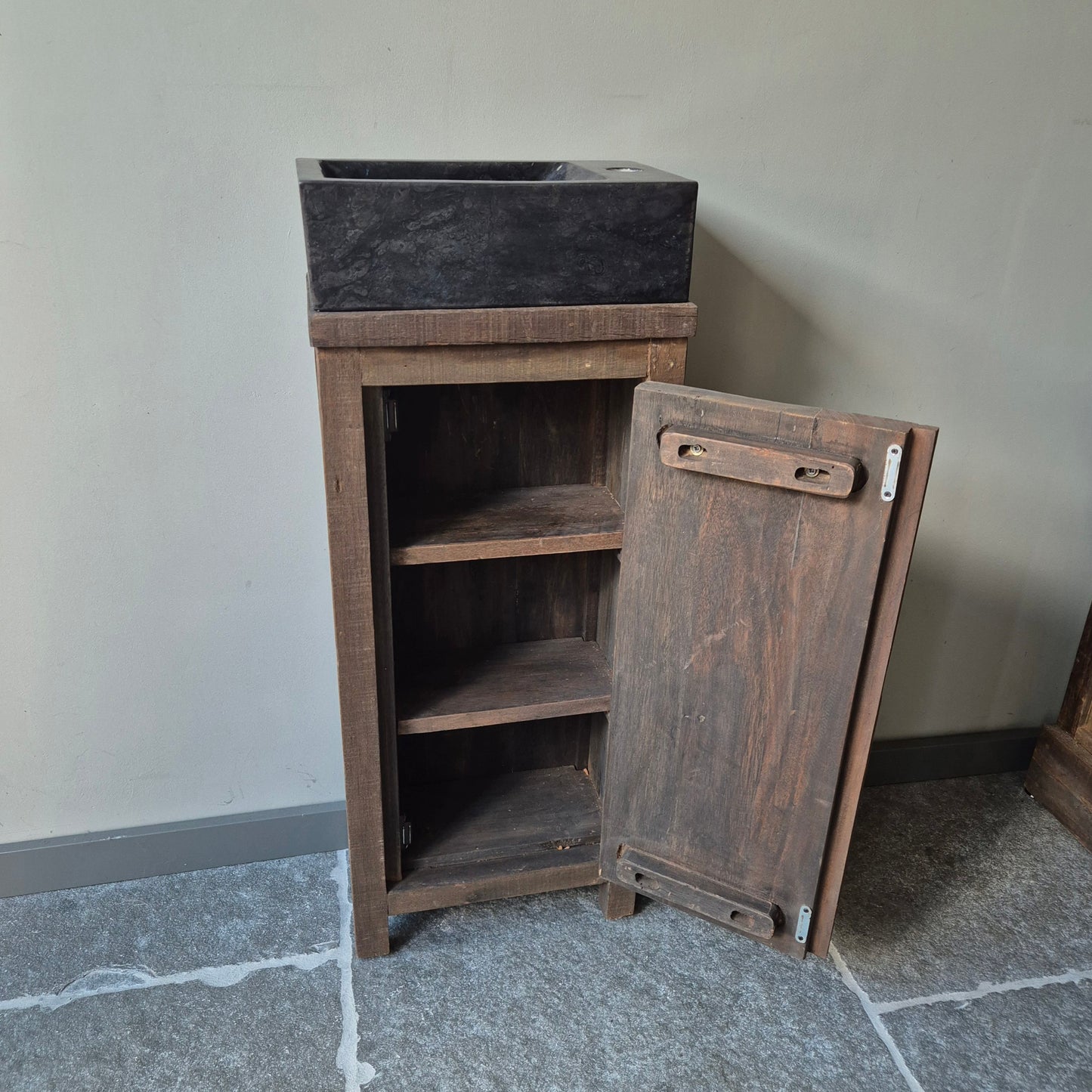 Toiletmeubel driftwood oud hout