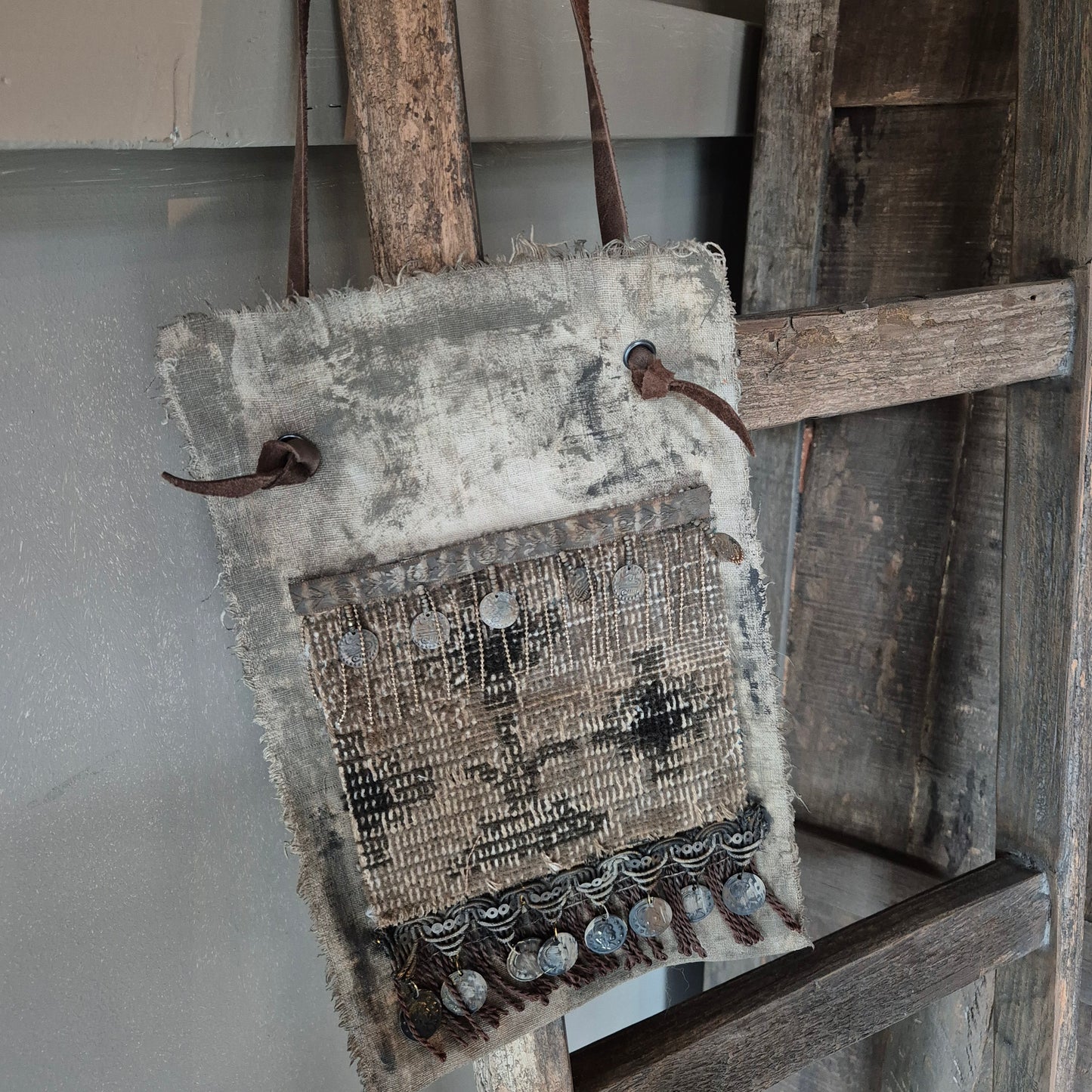 Handgemaakt kelim deco tasje San7 nr. 1