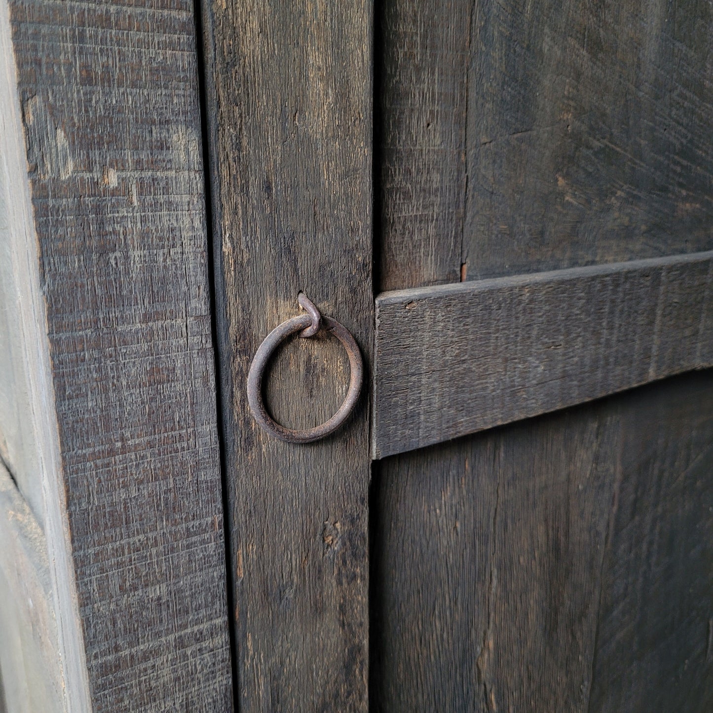 Eendeurs kast met lade driftwood