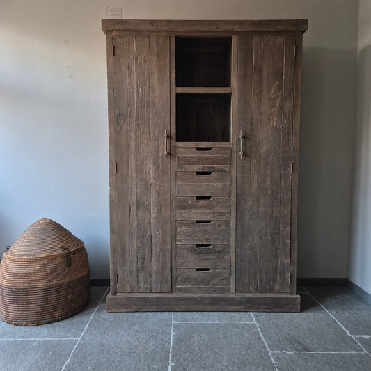 Opbergkast | kast Bram XL driftwood met lades