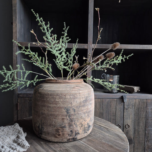 Uniek oud houten kruik XL