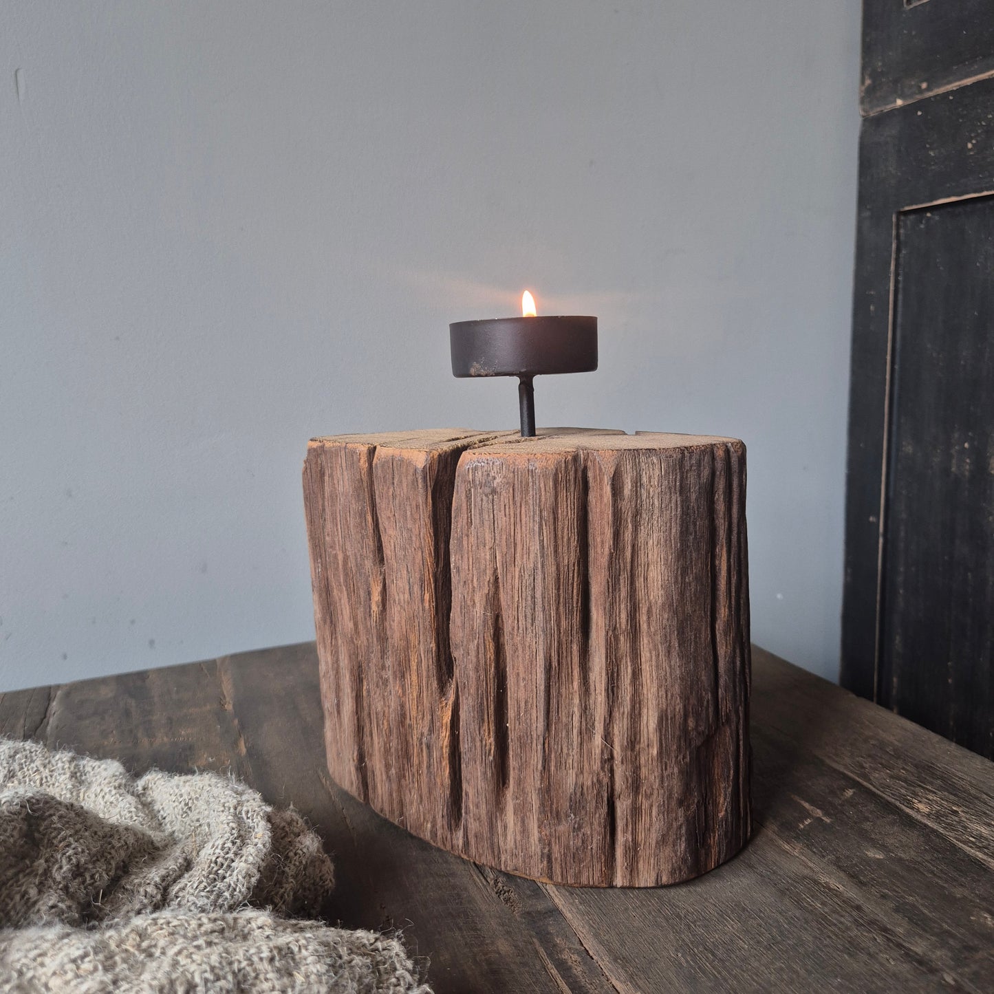 Kandelaar hout nr. 2