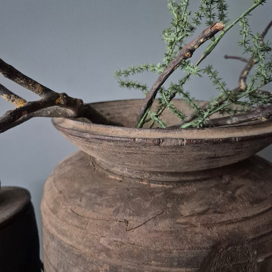 Oud houten kruik nr. 142 (rechts)