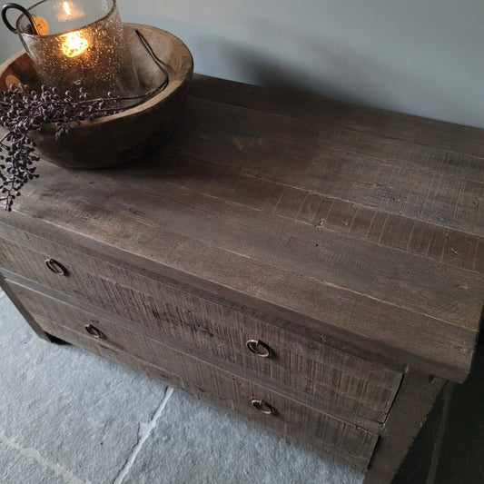 Ladekast | sidetable driftwood oud hout