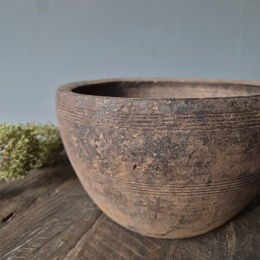 Oud houten kruik | schaal nr. 10