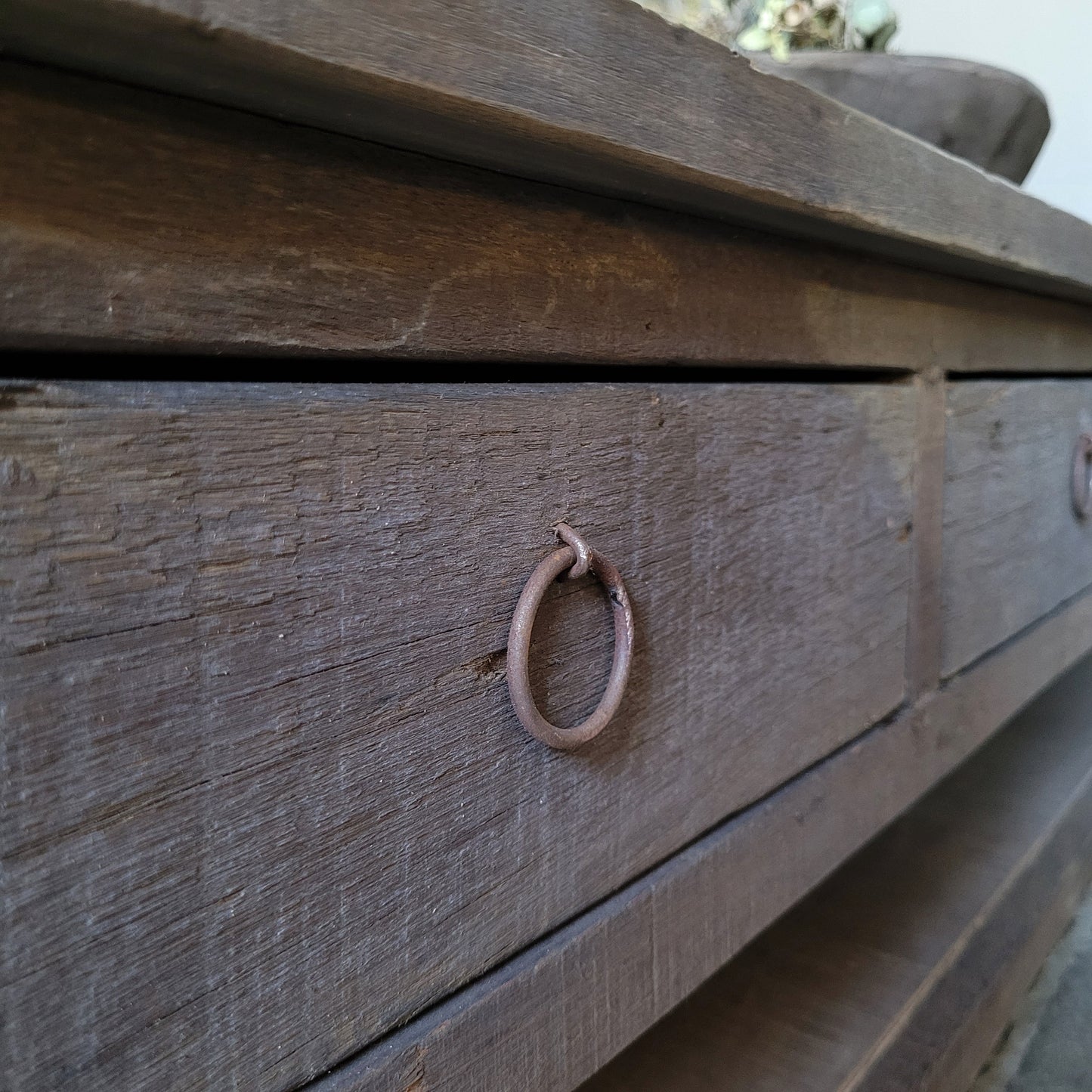 Salontafel driftwood 6 lades + onderblad 150cm