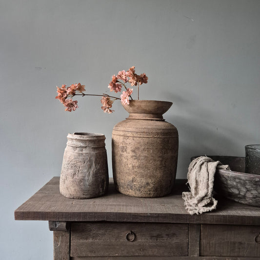 Oud houten kruik nr. 144 (rechts)