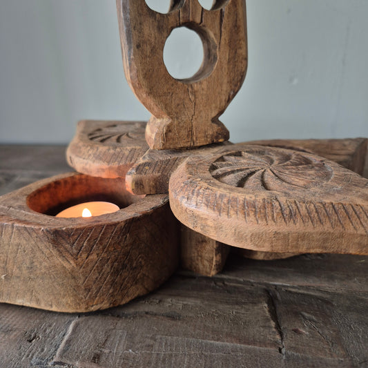 Oud houten spicebox nr. 2