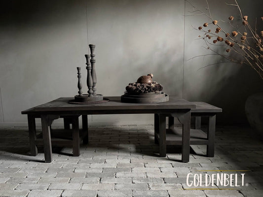 Salontafel Sama set van 3 | Goldenbelt