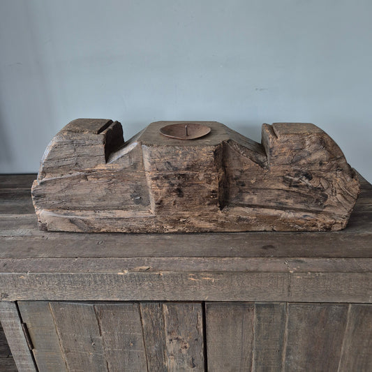 Uniek oud houten ornament nr. 5