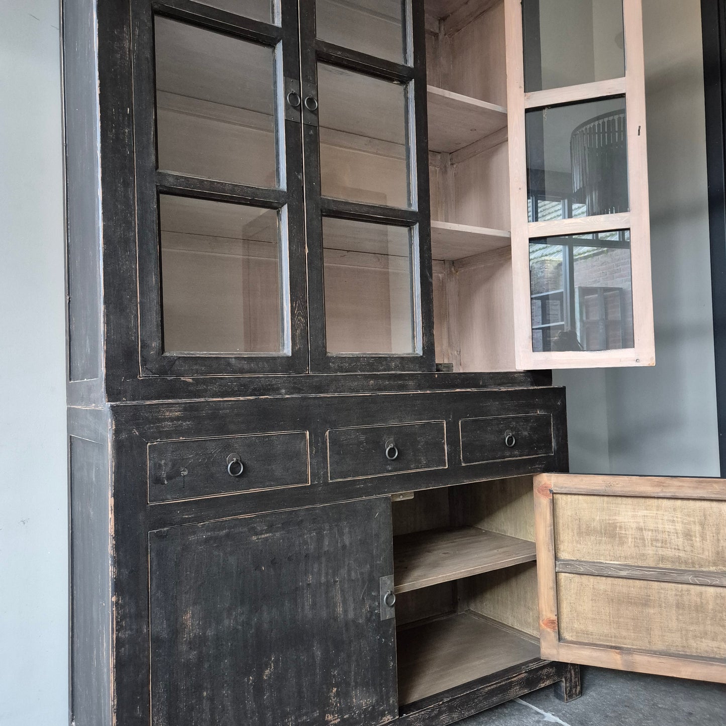 Vitrinekast | buffetkast China black