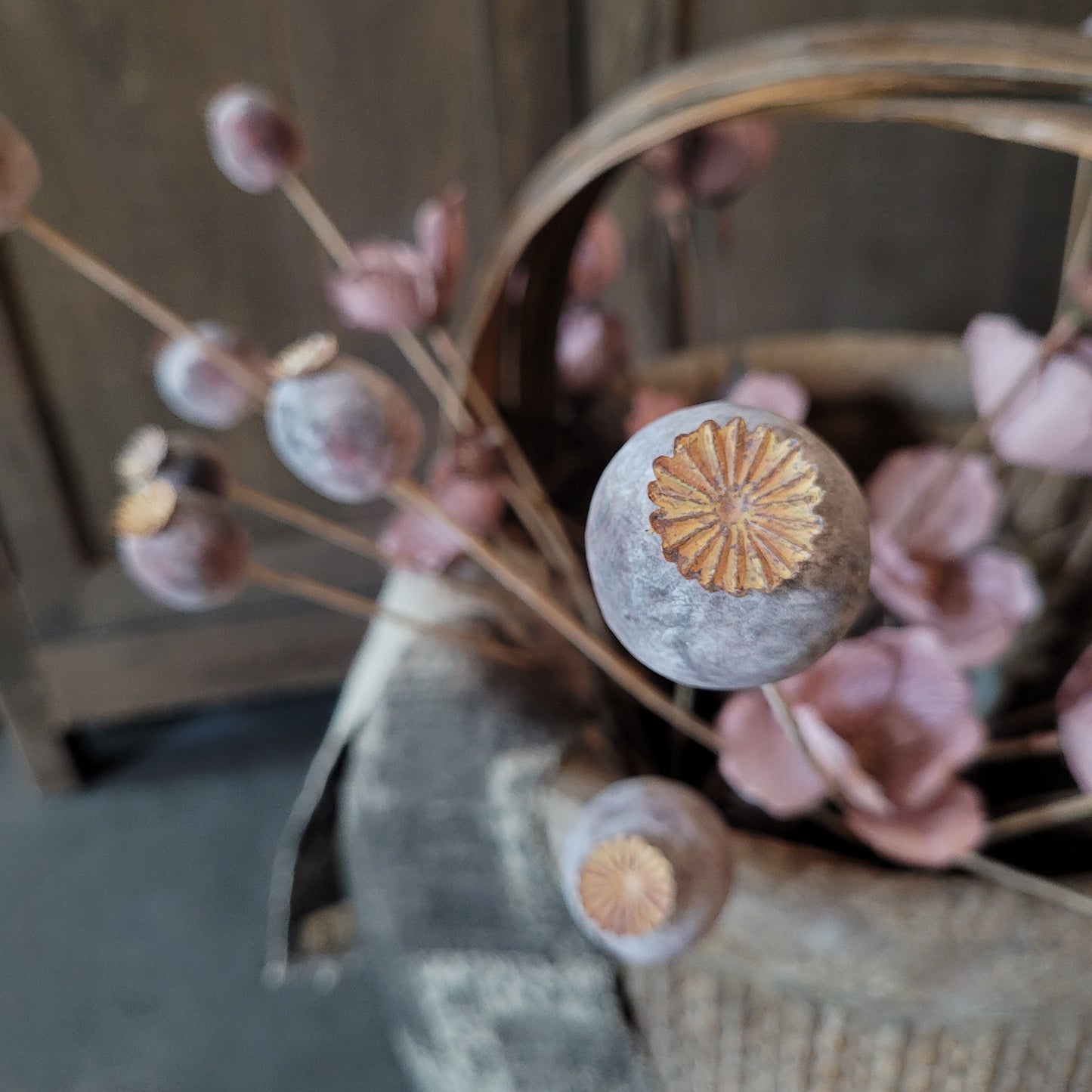 Kunsttak Papaver 76cm