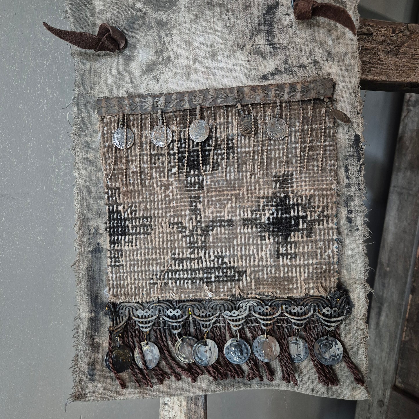 Handgemaakt kelim deco tasje San7 nr. 1
