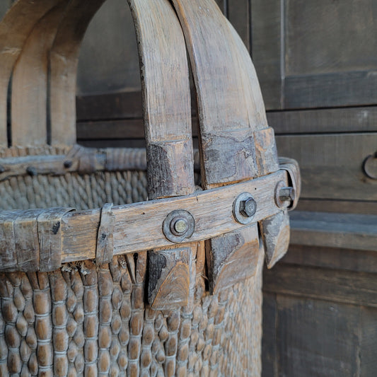 Uniek oude Chinese plukmand