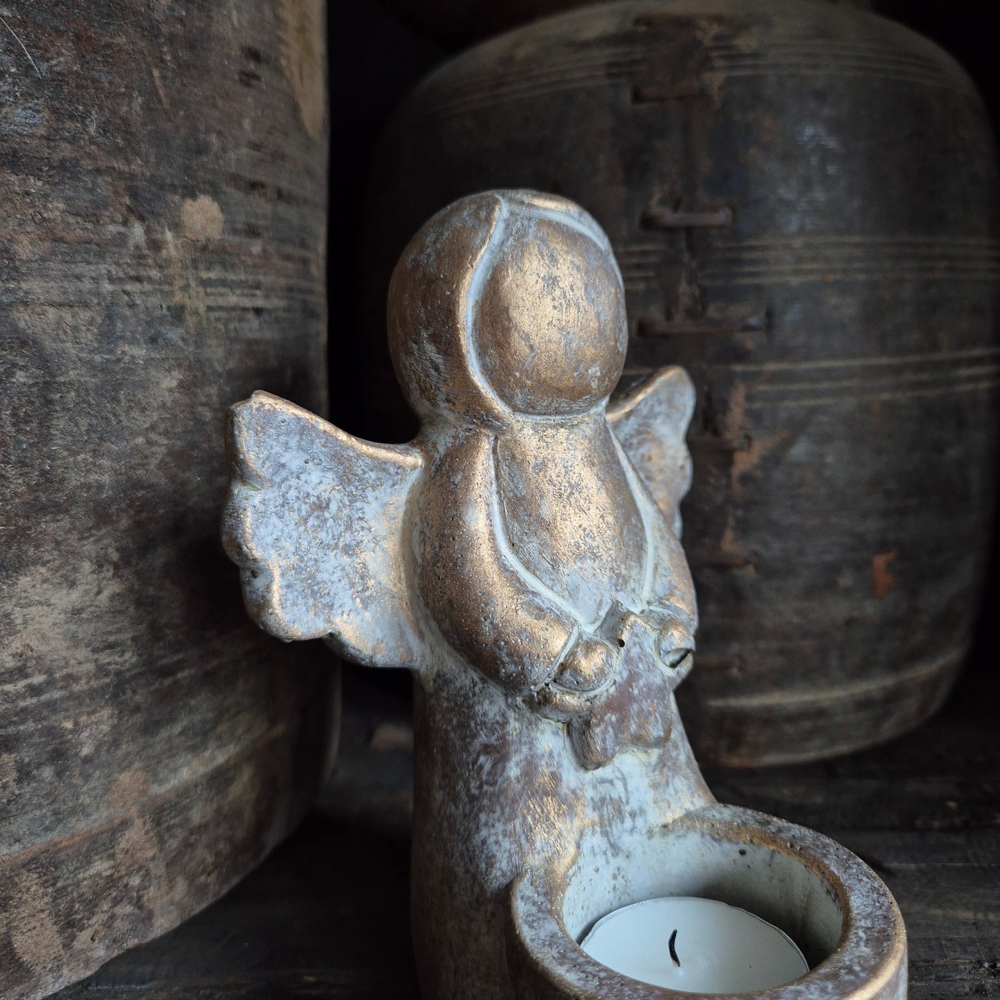 Engel theelichthouder Brynxz