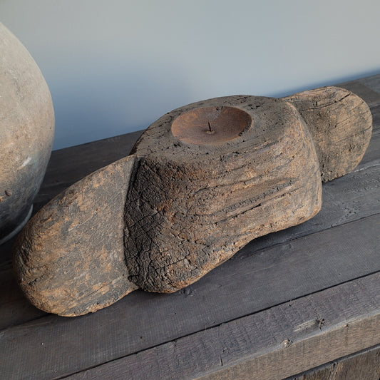 Uniek oud houten ornament