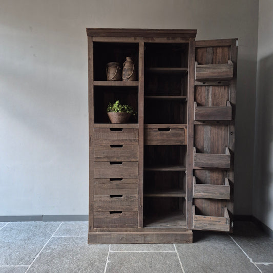 Opbergkast | kast Bram L driftwood met lades