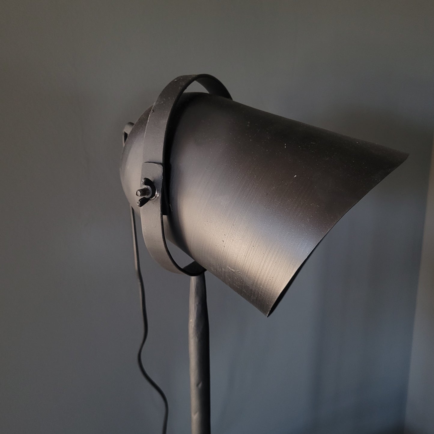 Schemerlamp zwart ijzer