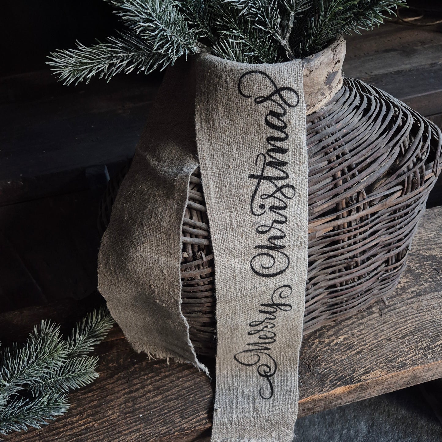 Shabby lint "Merry Christmas" 95cm