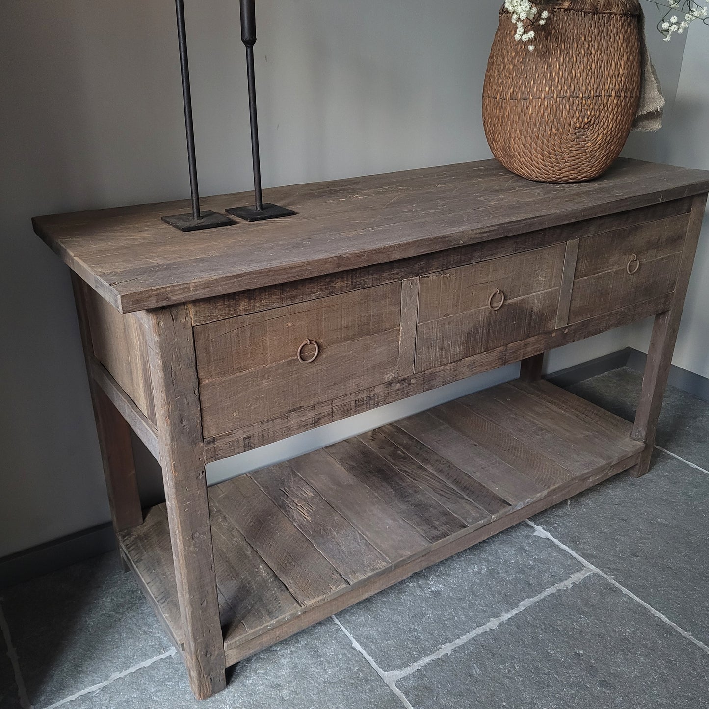 Sidetable | dressoir driftwood 3 lades