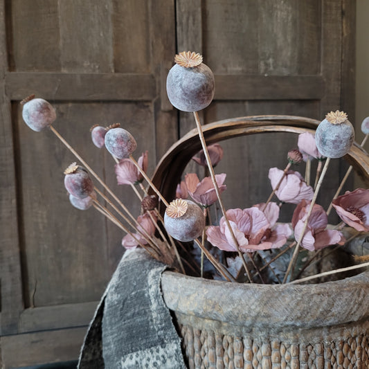 Kunsttak Papaver 76cm