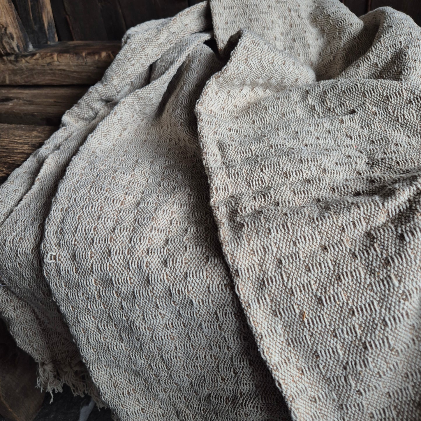 Plaid Cozy 130x180 beige