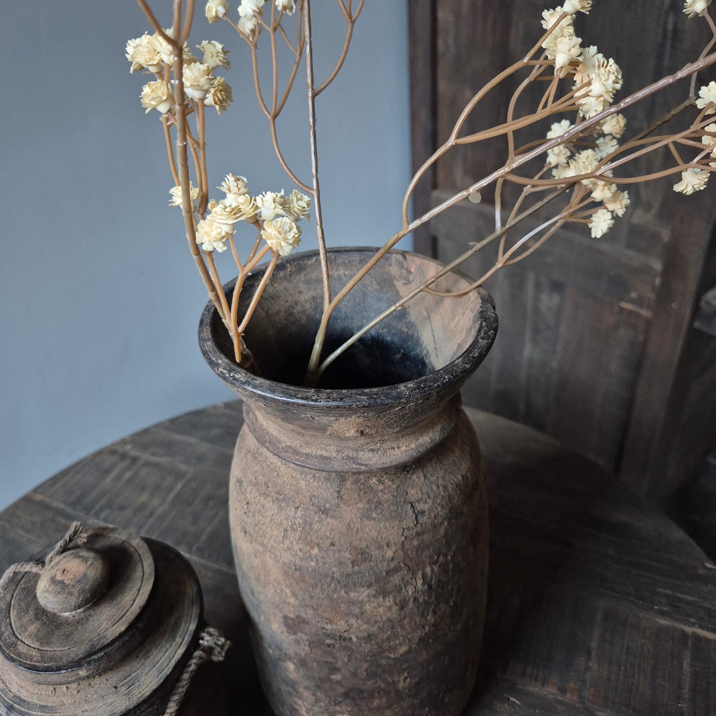 Oud houten kruik nr. 115 (rechts)