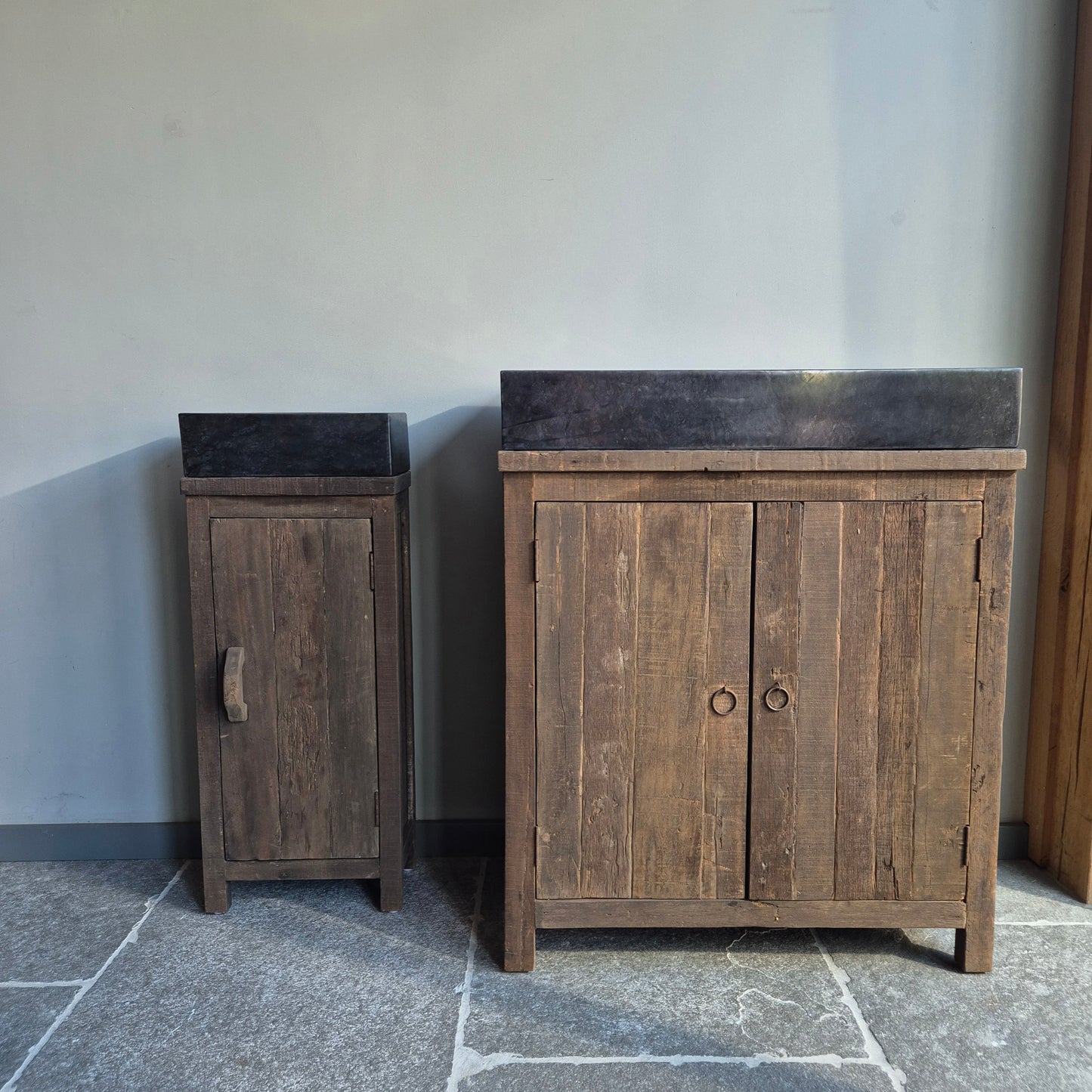 Toiletmeubel driftwood oud hout