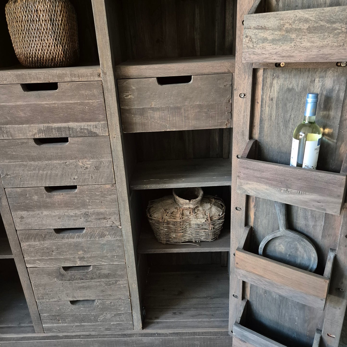 Opbergkast | kast Bram XL driftwood met lades