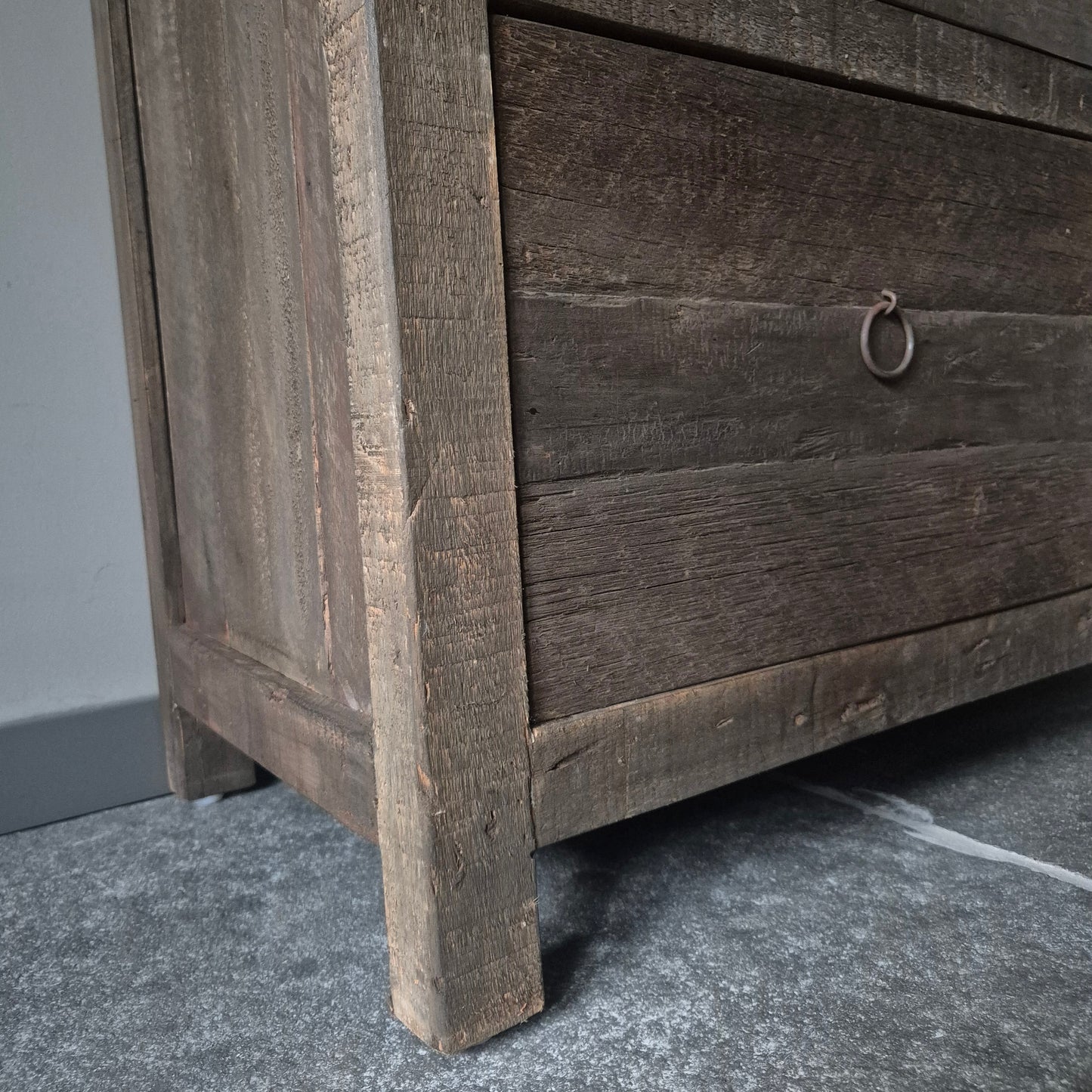 Badkamermeubel driftwood | 2 open vakken