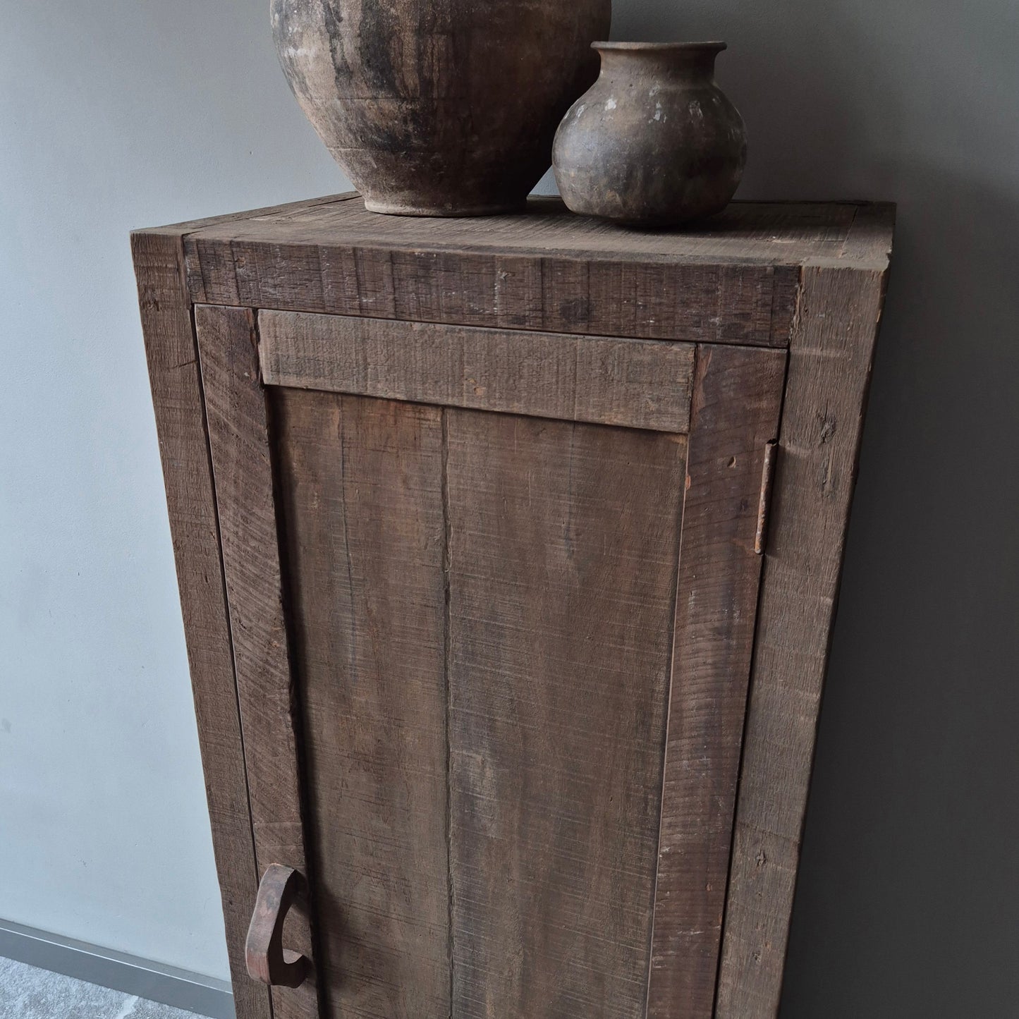 Eendeurs kast Lago oud hout driftwood