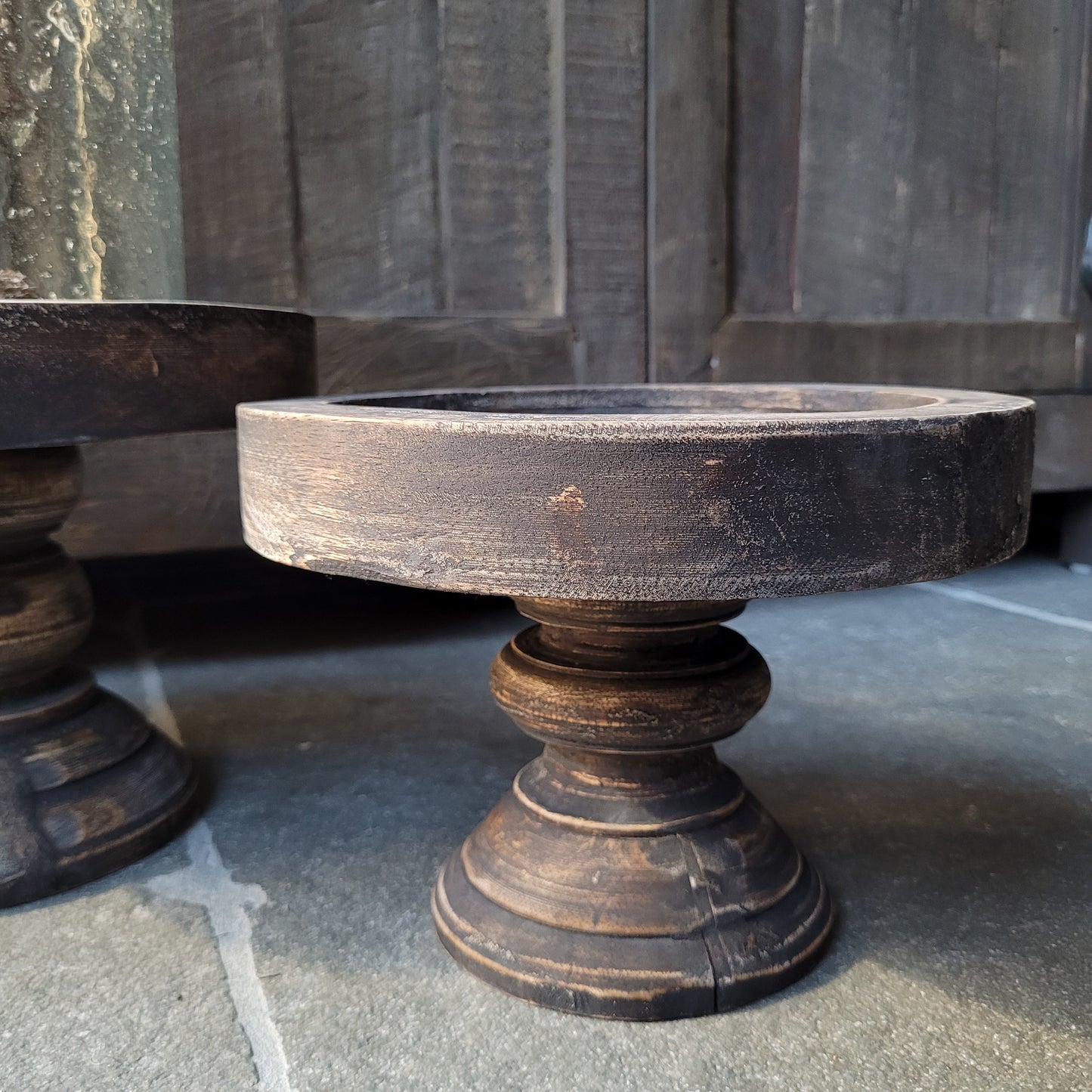 Houten plateau op voet M