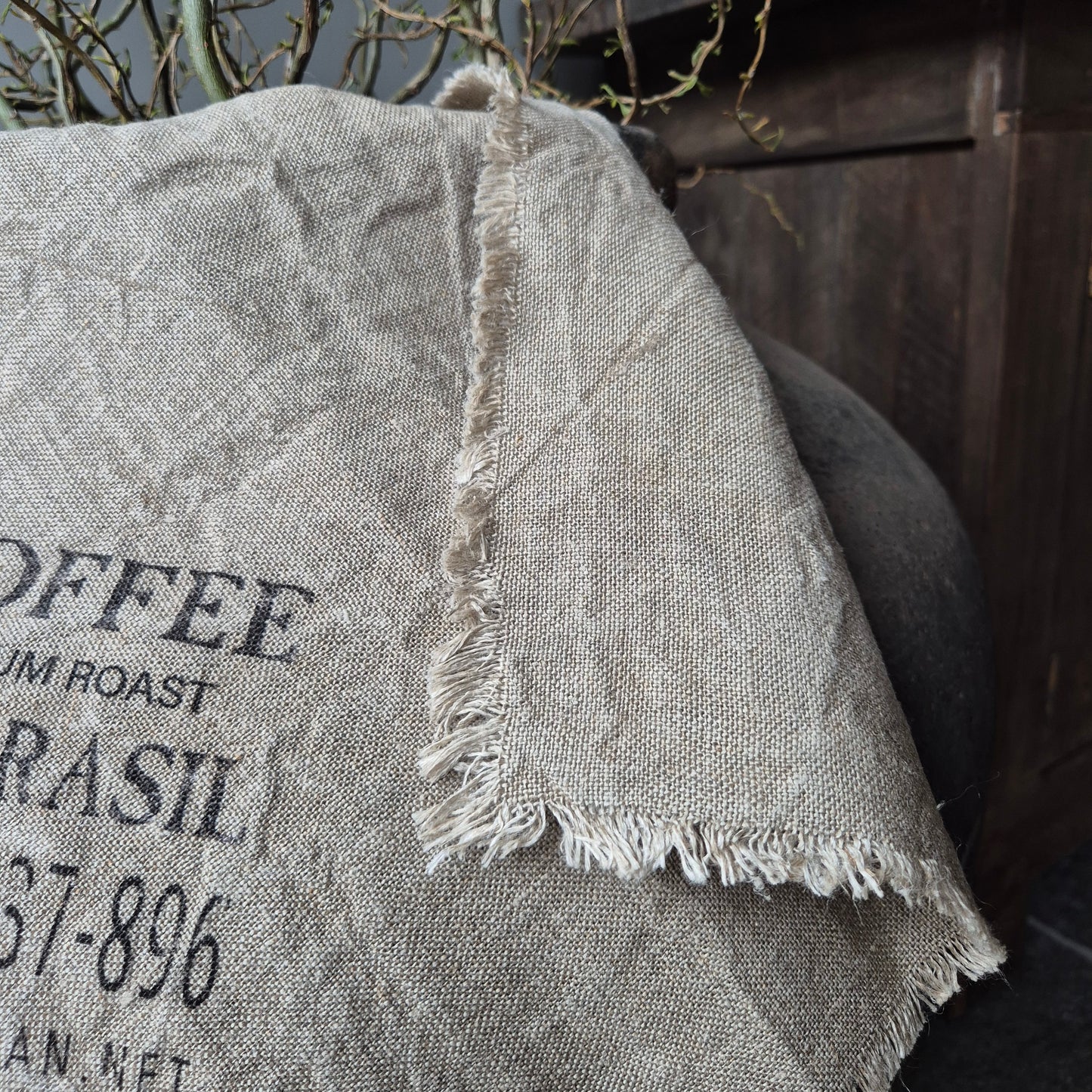 Shabby doek Coffee | 45x50cm