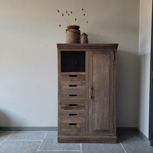 Opbergkast | kast Bram M driftwood met lades