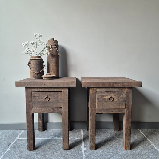 Nachtkastje driftwood | 1 lade