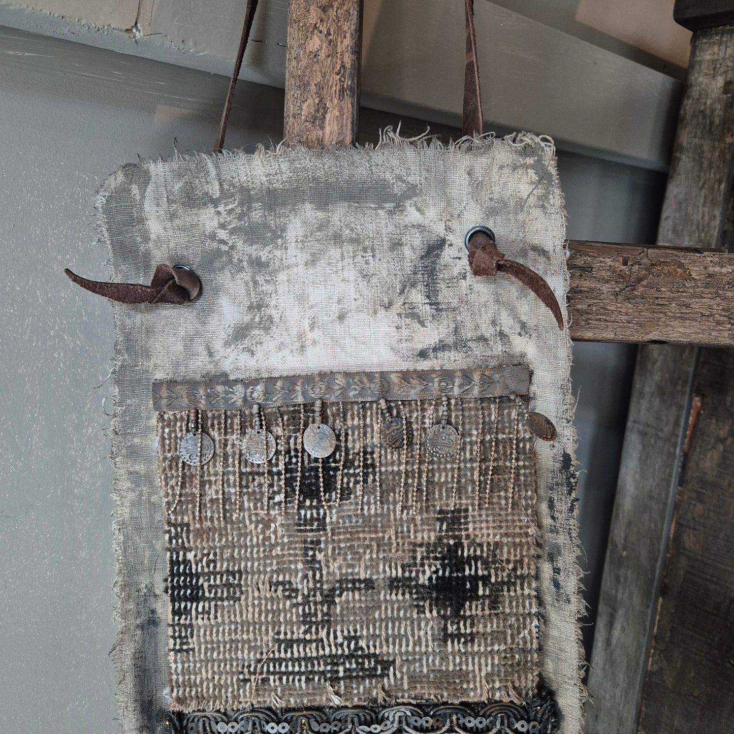 Handgemaakt kelim deco tasje San7 nr. 1