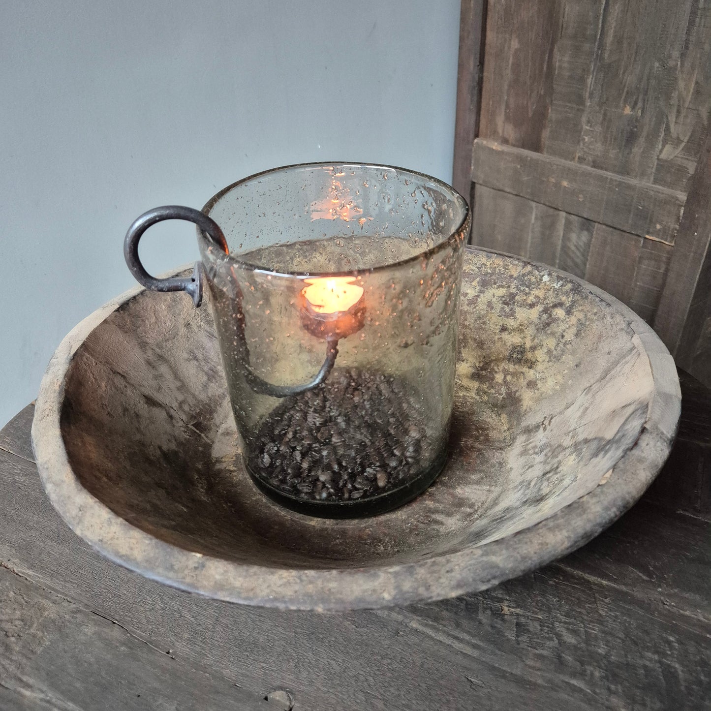 Oud houten schaal nr. 50