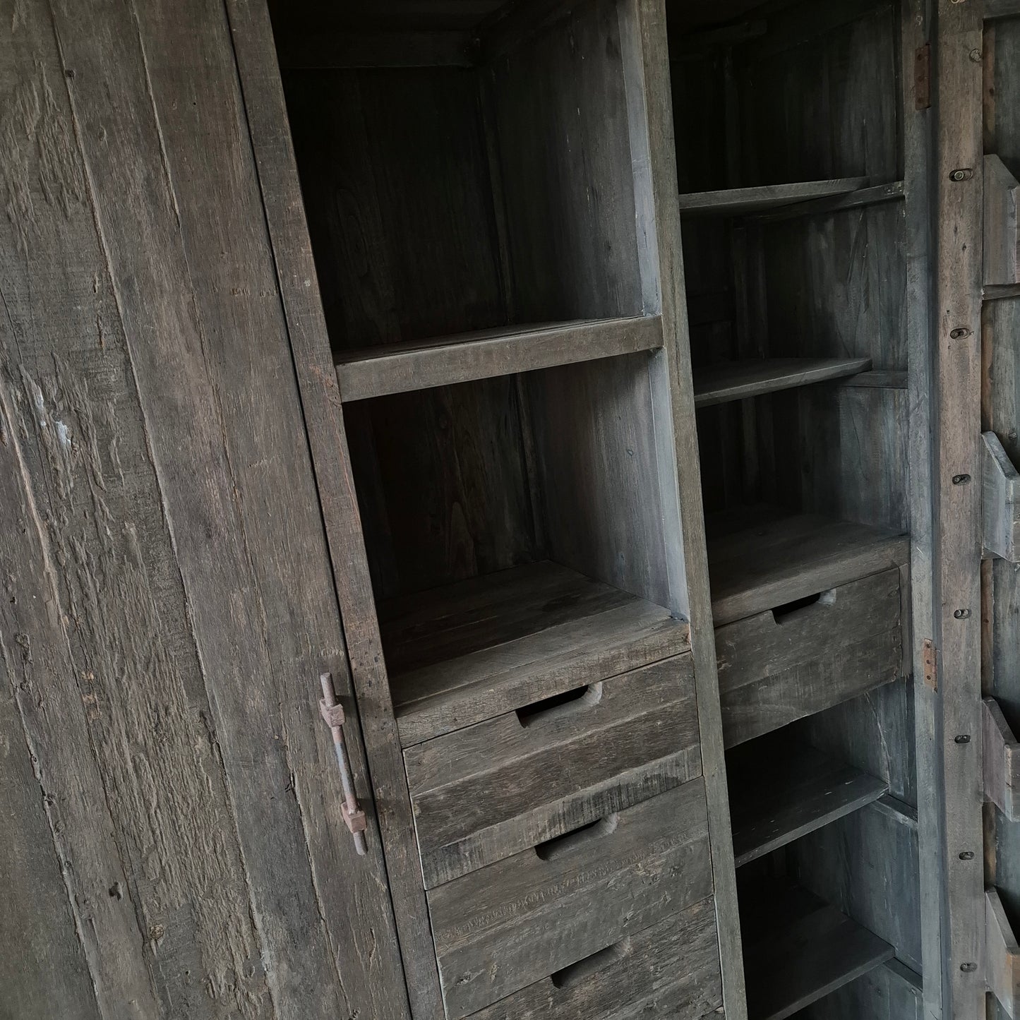 Opbergkast | kast Bram XL driftwood met lades