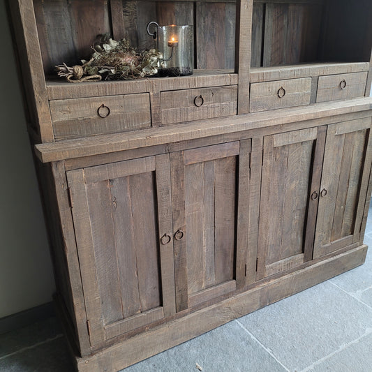 Buffetkast open | driftwood oud hout
