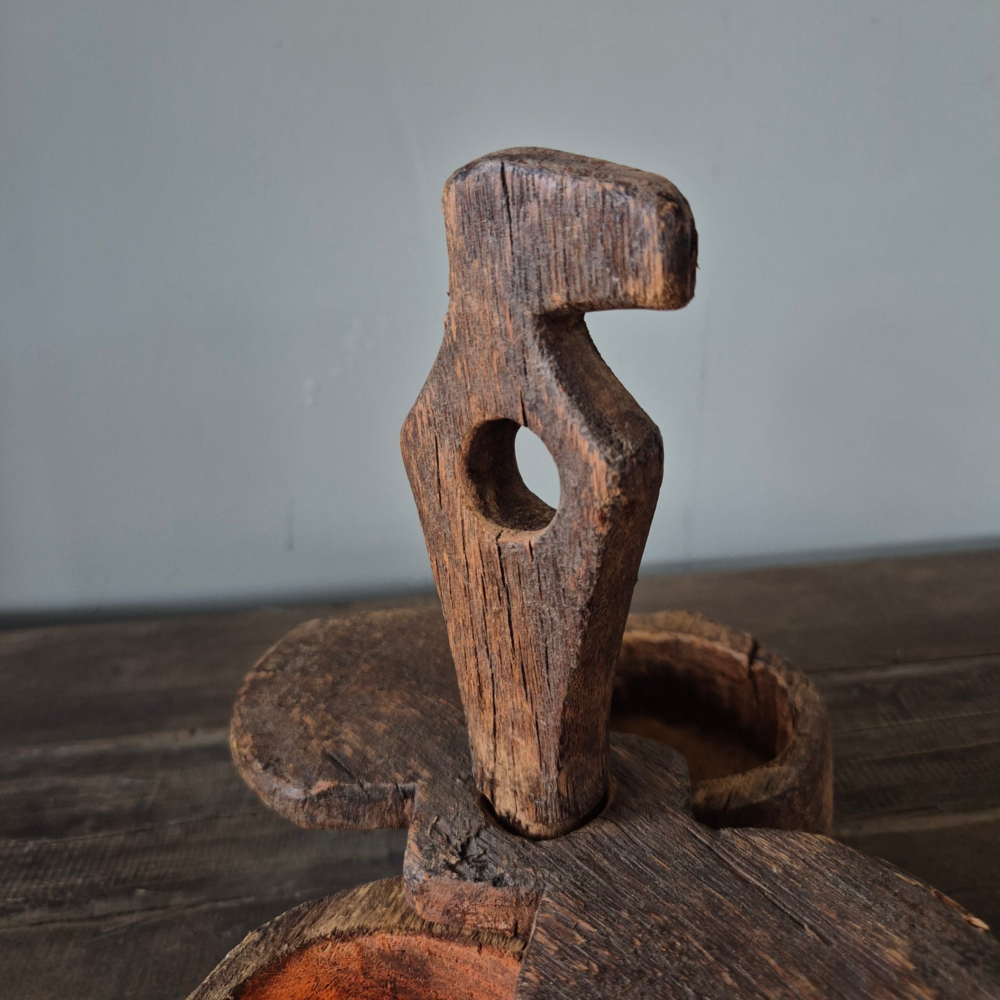 Oud houten spicebox nr. 4