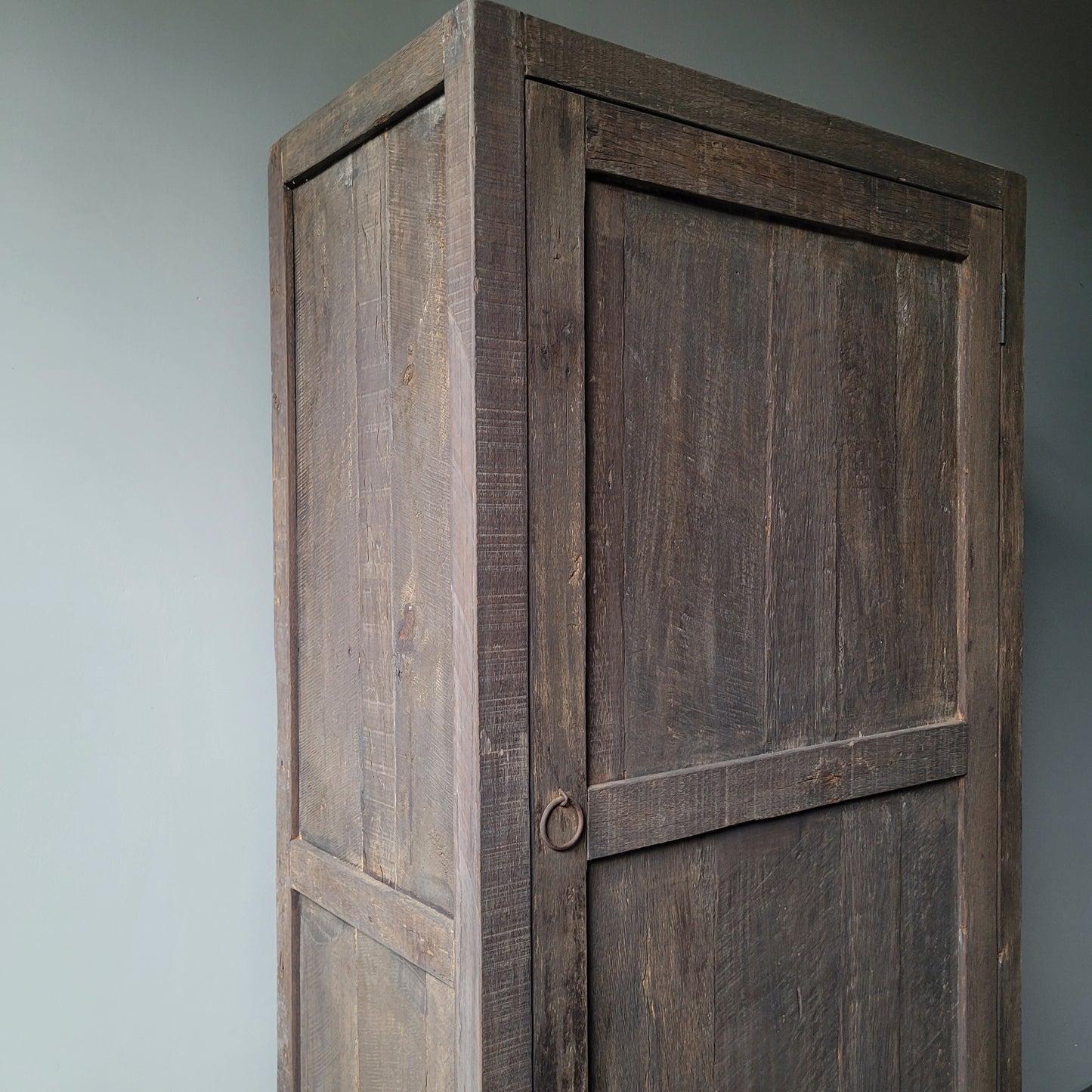 Eendeurs kast met lade driftwood