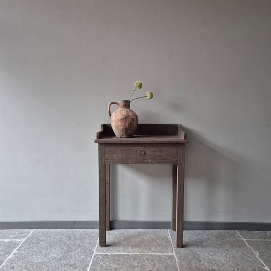 Landelijke sidetable 70cm | met lade | Driftwood