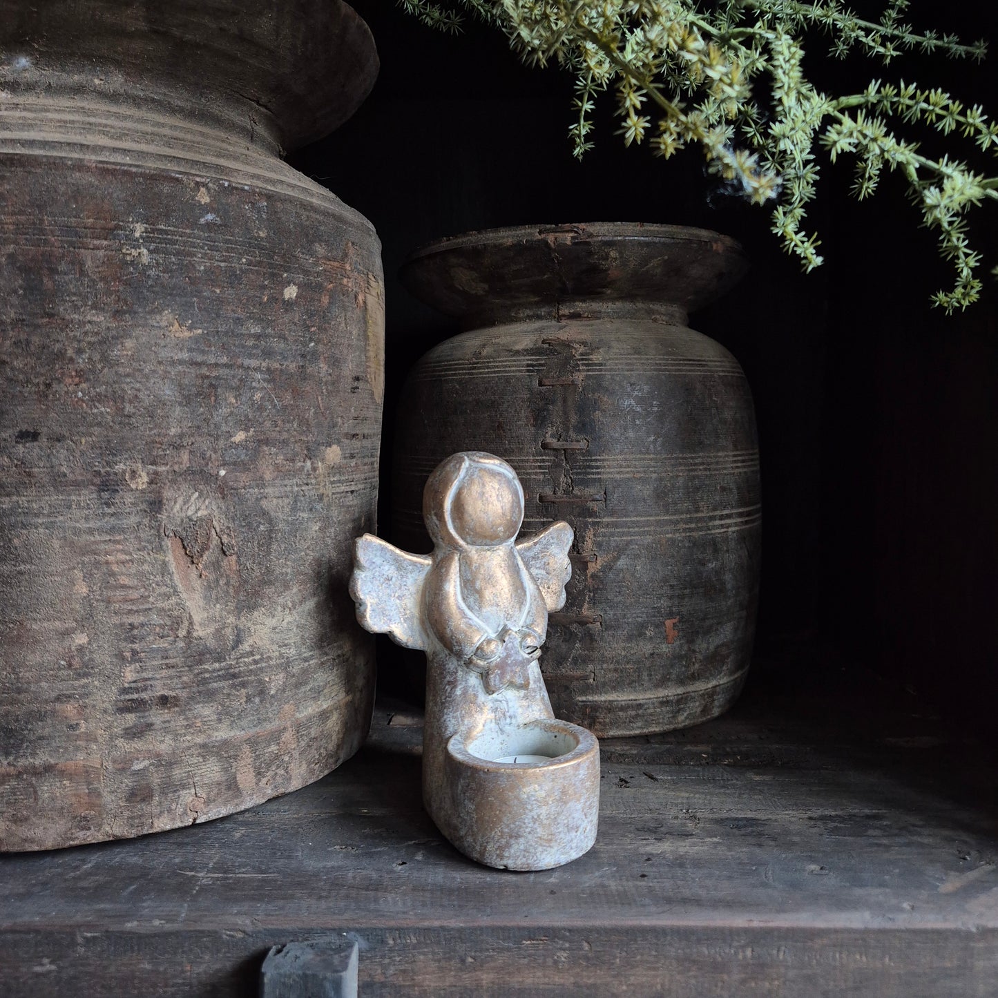 Engel theelichthouder Brynxz