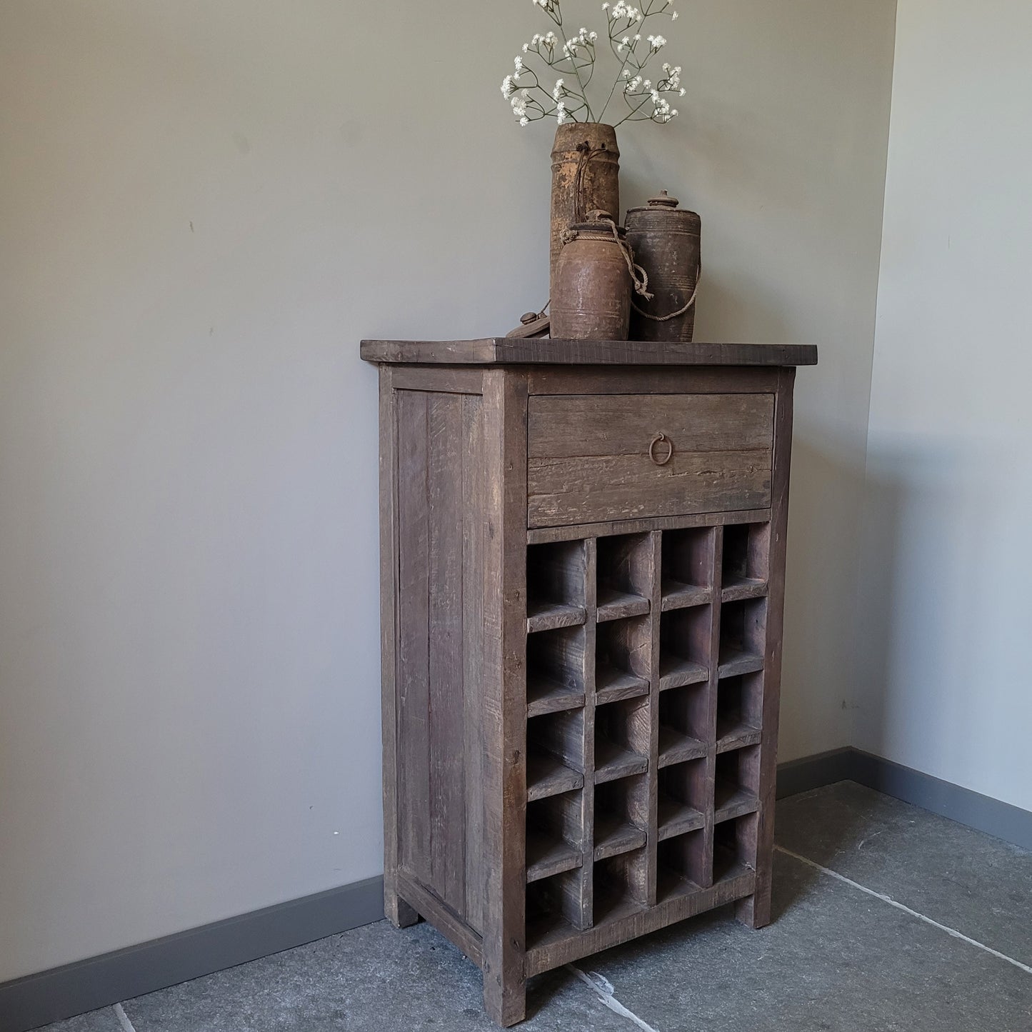 Kastje | wijnkastje driftwood
