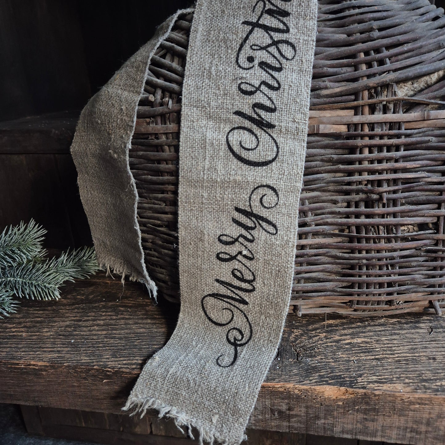 Shabby lint "Merry Christmas" 95cm