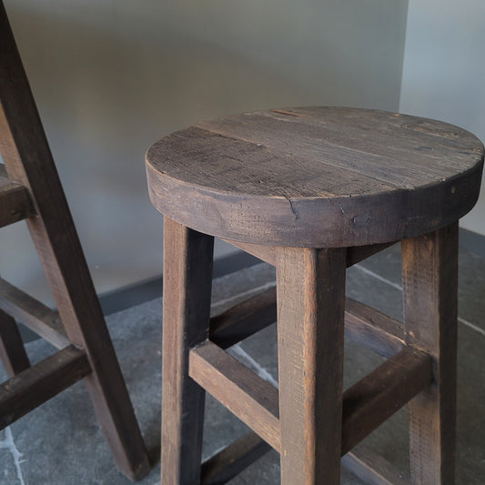 Barkruk | bijzettafel driftwood