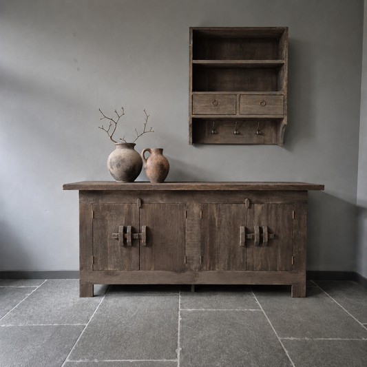 Driftwood kapstok | regaal met lades