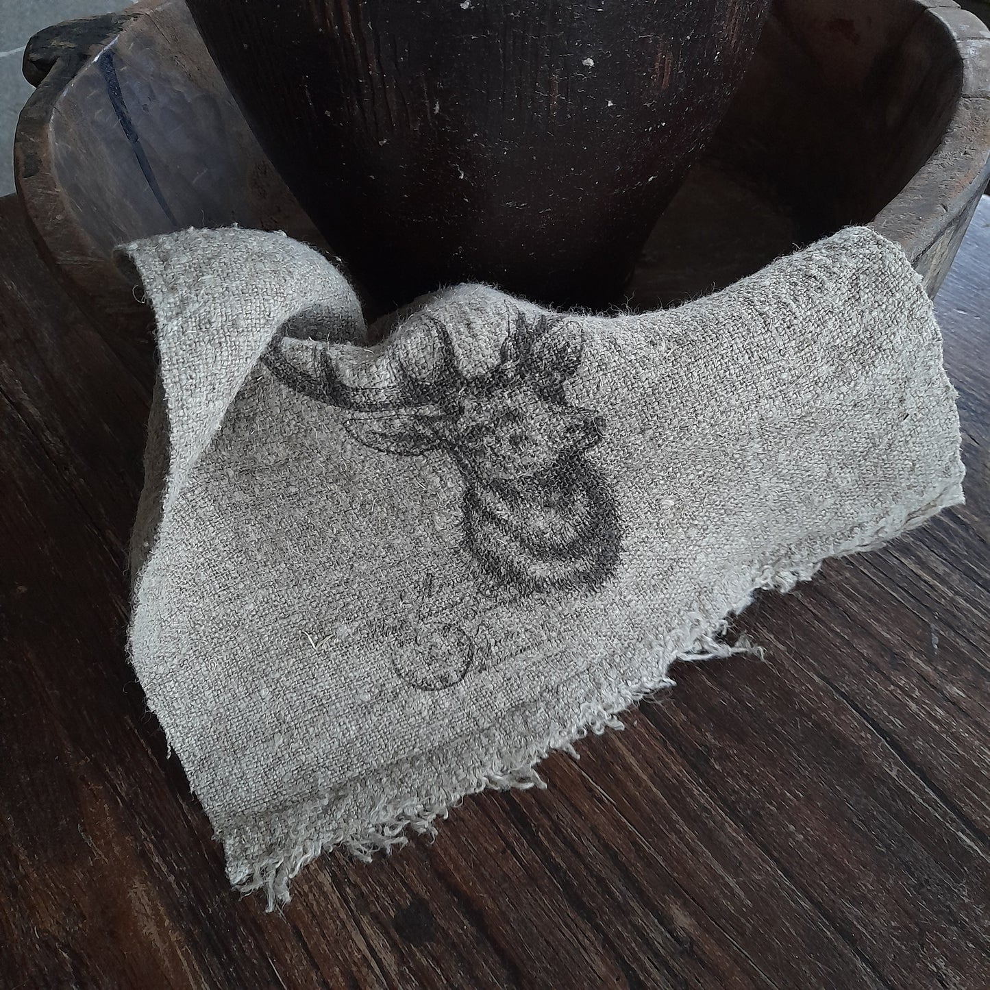 Shabby doek landelijk rendier
