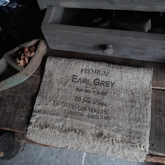 Shabby doek tekst Earl Grey